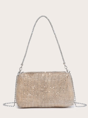 Bolsa Strass Mini Brilhantes