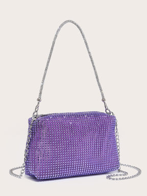 Bolsa Strass Mini Brilhantes