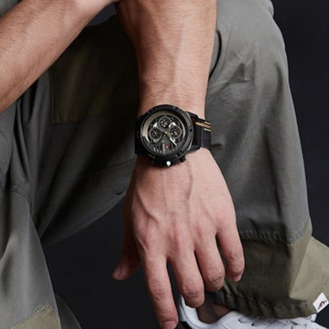 Relógio Masculino Navi Force com Pulseira em Couro